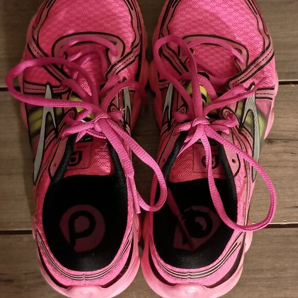 Brooks PureFlow Women Pink Running Shoes Size 6 - Picture 10 of 13